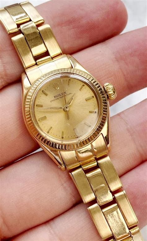 rolex gold vintage|are rolex watches solid gold.